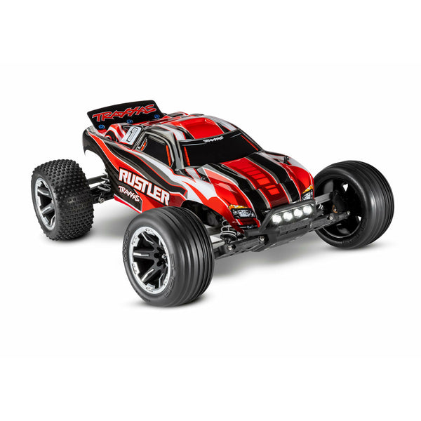 TRAXXAS 1/10 Rustler 2WD Stadium Truck, RTR with LED Lights