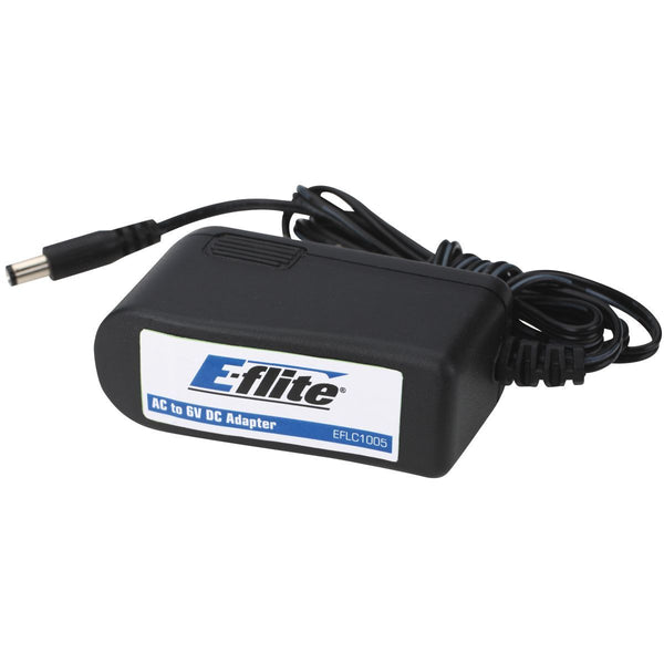 E-FLITE AC to 6V DC 1.5-Amp Power Supply