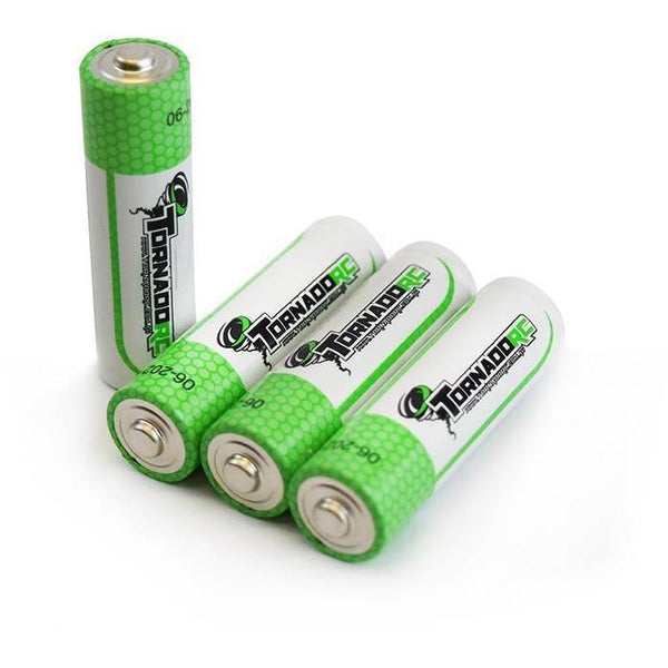 TORNADO RC AA Size Battery 4 Pack Alkaline